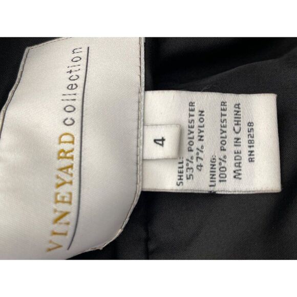 Vineyard Collection Women Iridescent Green A-Line Formal Dress Size 4 - Picture 11 of 12